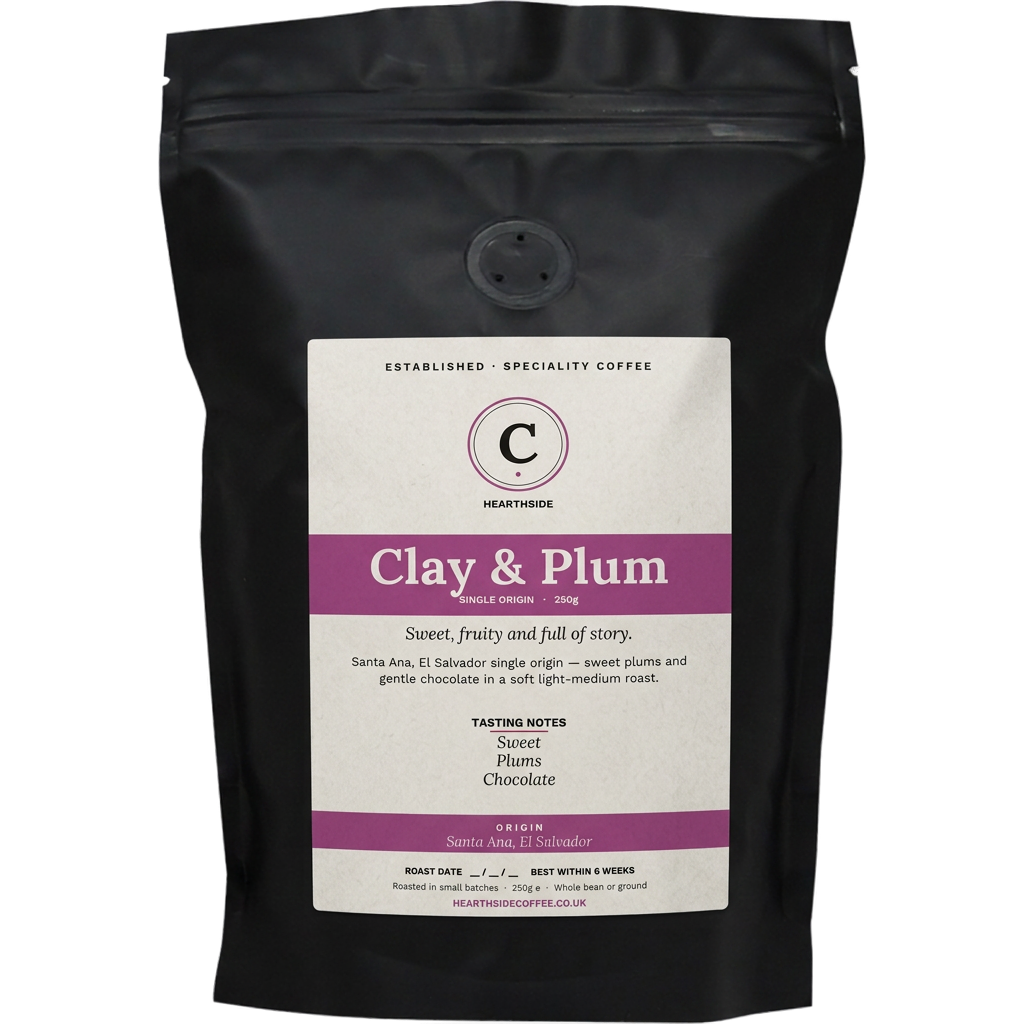 Clay & Plum 250g coffee bag
